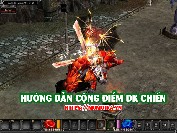 Hướng dẫn cộng điểm DK Mu Online