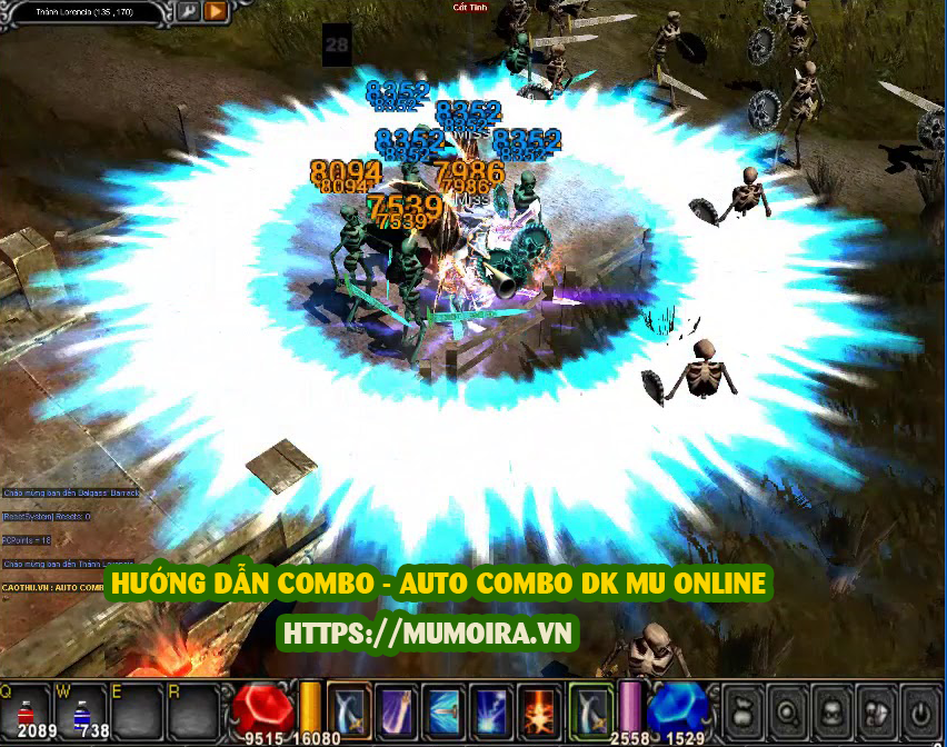 Hướng dẫn combo DK