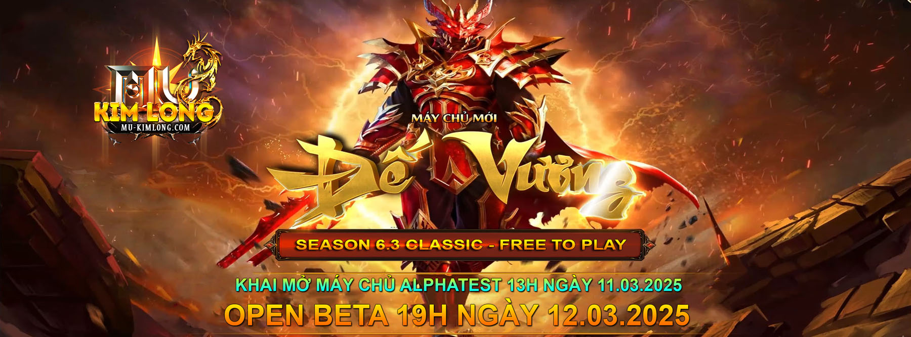 ♥ Mu Kim Long Ra Mắt Máy Chủ Đế Vương Vào Tháng 3 Này Server Free To Play Mời Bạn Tham Gia Nhé !!!