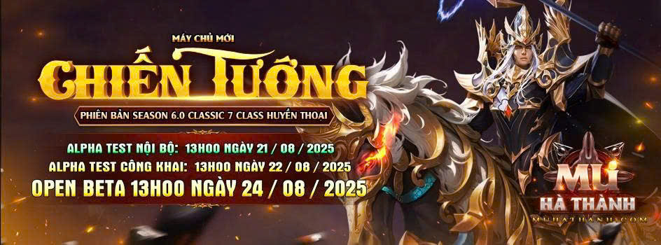 MU Hà Thành Online SS6 – Máy chủ ổn định, quà tặng khủng