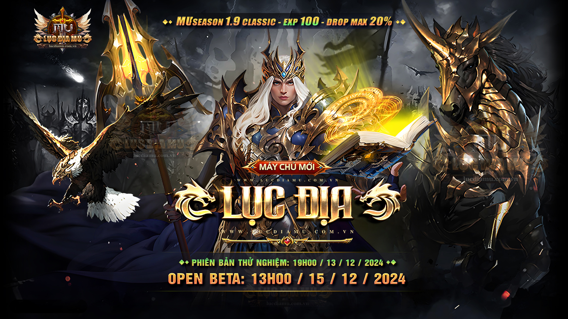 Lục Địa Mu phiên bản Season 1.9 chuẩn webzen 