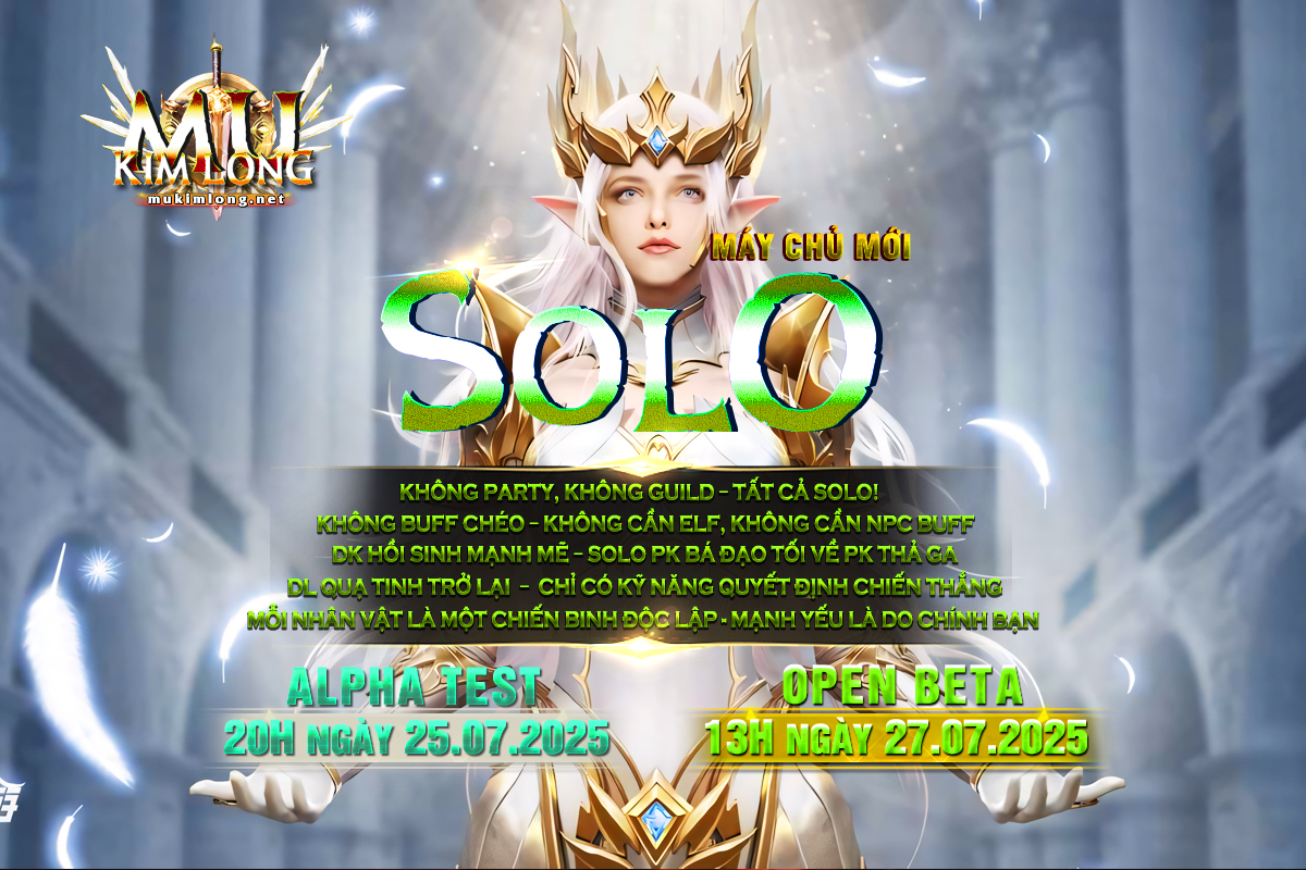 Sever Solo: Không lập Guid - Không Party Sever Solo: Không lập Guid - Không Party