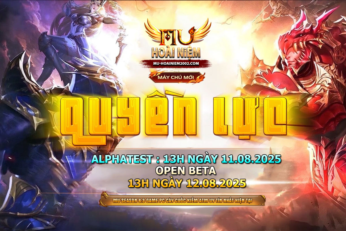 Mu Online SS6.3 Open Hôm Nay - Phiên bản 60 FPS Siêu Mượt - Không 1 Lỗi